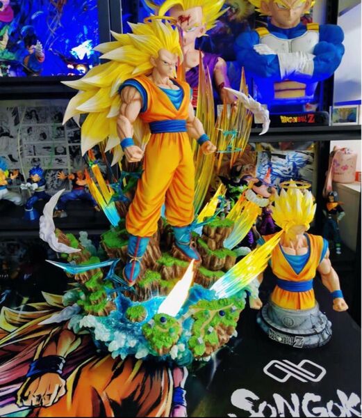 ドラゴンボール 超サイヤ人 3 孫悟空 4:1 フィギュア