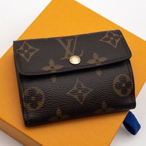 【極美品】ルイヴィトン ラドロー モノグラム ミニ財布 茶色