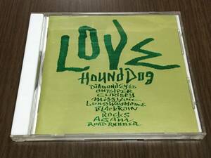 ◆HOUND DOG LOVE CD ケースキズ多 背あせ 冊子汚れ discキズ汚れ多め アルバム ハウンドドッグ 大友康平 即決