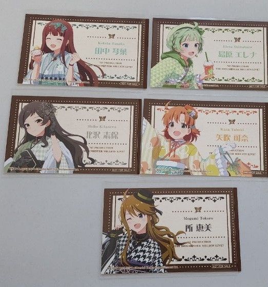 アイドルマスターミリオンライブミリマスアイドルヒーローズ夢色乙女 名刺