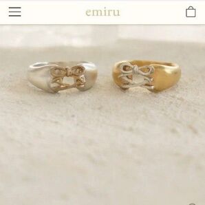 emiru Corset ribbon ring ゴールド 11号
