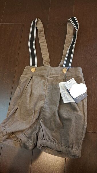 新品☆バースデイ☆cottoli☆コトリ☆サス付きパンツ☆コーデュロイ☆