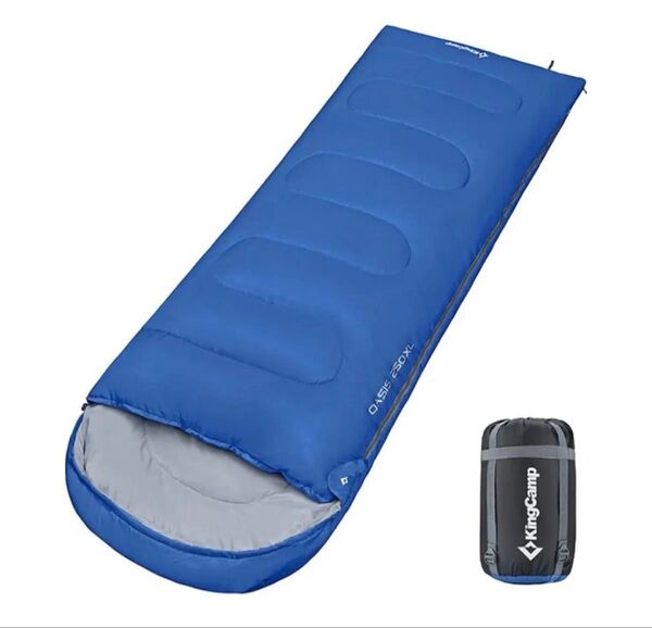 KingCamp 寝袋 KS3121 サイズ190×30×75cm 寝袋シュラフ 封筒型シュラフ