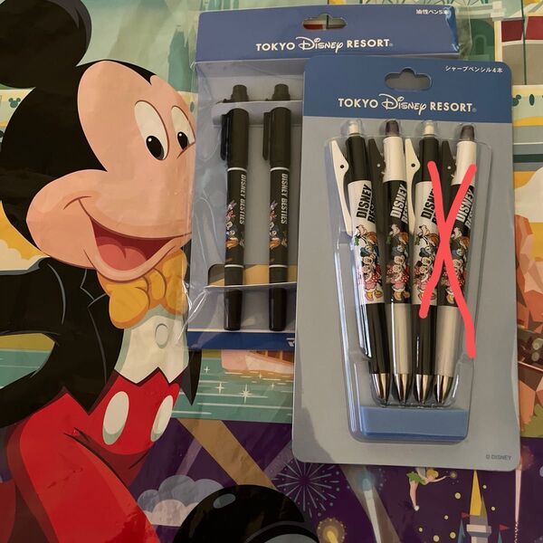 ディズニーリゾート シャーペン 油性 マッキー ペン ベスティーズ