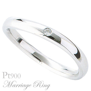 マリッジリング 結婚指輪 高品質 ダイヤモンド Pt900 プラチナ レディース 2al
