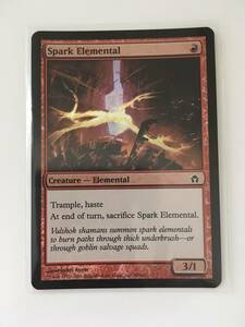 MTG　Spark Elemental/火花の精霊　(5DN/フィフス・ドーン,英) 1枚(Foil)