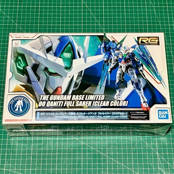 【未組立】1/144 RG GNT-0000/FS ダブルオークアンタフルセイバー クリアカラー 「機動戦士ガンダム00V戦記」