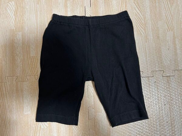 UNIQLO ユニクロ ハーフパンツ ボトムス 黒 ブラック レギンス インナーパンツ