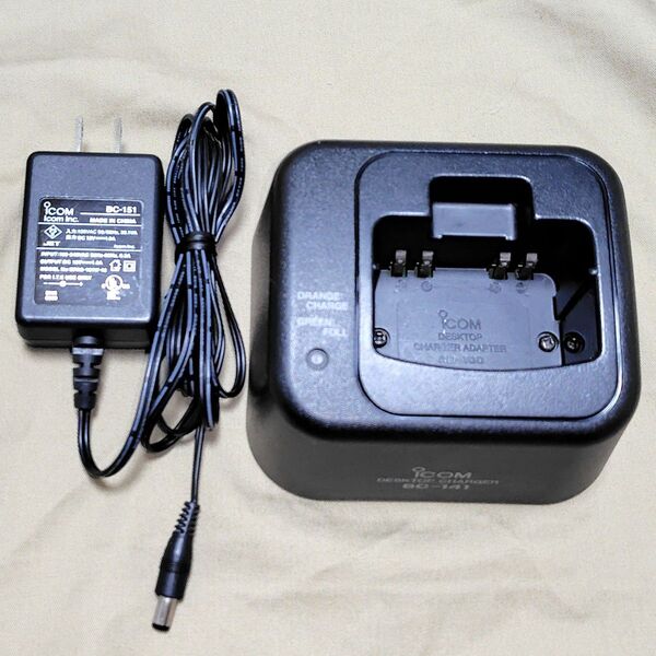 アイコム 充電器(BC-141)&ACアダプター(BC-151)