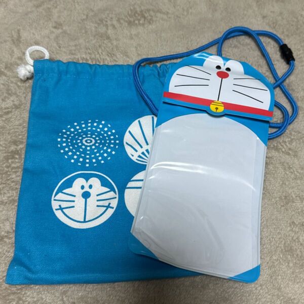 ドラえもん テレビ朝日 夏祭り サマステ 防水 スマホケース 巾着袋 セット グッズ