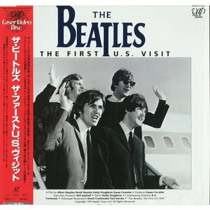 送料無料！The Beatles_「ビートルズ／ザ・ファーストU.S.ヴィジット」LD_帯付き_美品