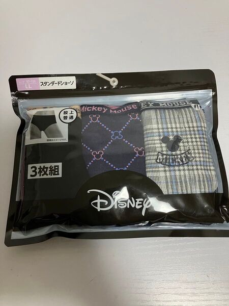 レディース ショーツ パンツ LLサイズ 股上普通 下着 ディズニー ミッキー