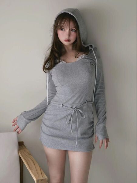 最終下げ!ラスト1点!ANDMARY Elsa lace mini dress