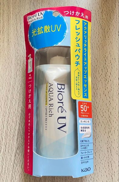 ビオレUV アクアリッチライトアップエッセンス つけかえ用 120g