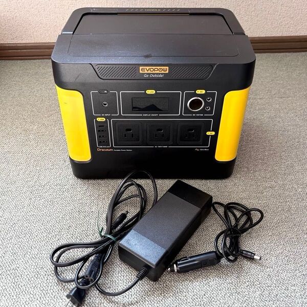 完動美品! evopow e1500 1500Wh ポータブル電源 リン酸鉄リチウム FFヒーター起動可 車中泊