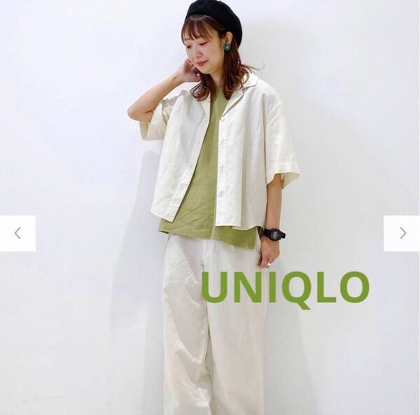リネン シャツ 七分袖 UNIQLO レーヨンリネンシャツ