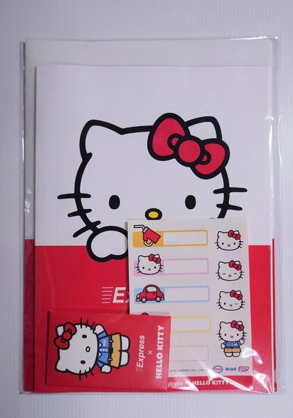 【新品・未開封】非売品 ハローキティ Express x HELLO KITTY コラボ 文具セット サンリオ