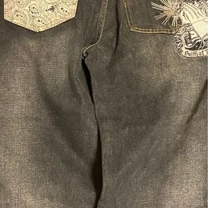 CODE-G ブラック W38 デニムパンツ