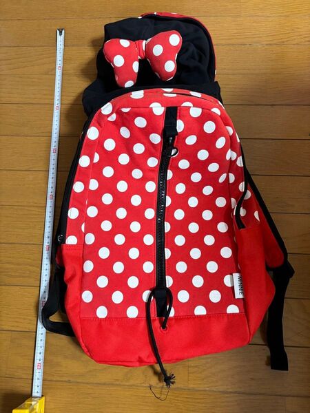ミニーマウス リュック ドット柄 ディズニー バッグ