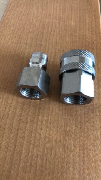ワンタッチカプラ SUS製オスメスセット 3/8 3分 日東工器互換品