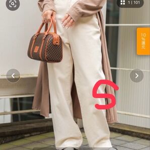 WEGO マルチサイズ ハイウエストストレートパンツ