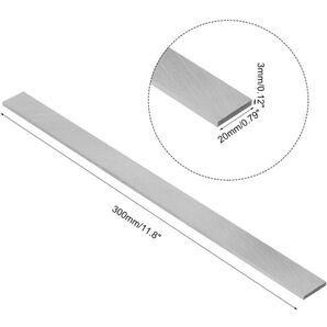 uxcell 旋盤HSSツールビット フライス工具 3.0x20x300