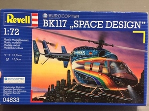 *. hand! BK117 Space design 1/ 72 Revell %PW2