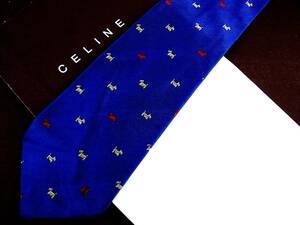 0^o^0ocl!FK5502 Celine [shunai The -*. dog * embroidery ] necktie 