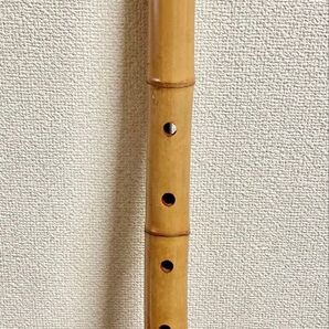 向掛(尺八根付) 花器 竹器