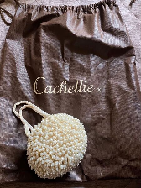 Cachellie ビーズパールバッグ 結婚式 パーティー