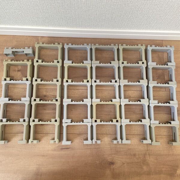 プラレール グレー橋脚29個 ミニ橋脚