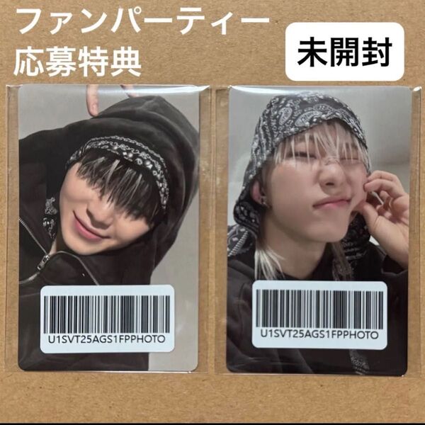 SEVENTEEN ホシウジ BEAM ファンパーティ応募特典 トレカ 2点