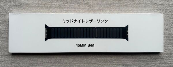 Apple Watch 純正バンド 45mm ミッドナイト レザーリンク - S/M ML813FE/A