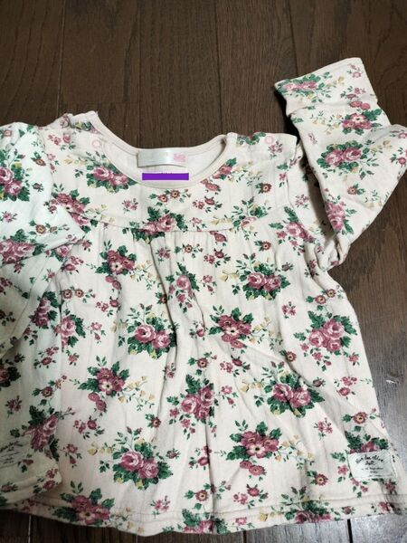 花柄 子供服 カットソー Tシャツ キッズ オリーブデオリーブ 双子 90 セット まとめ 女の子 ピンク ホワイト