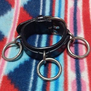 ブレスレット レザー 本革 アメカジ ロック rock アクセサリー 鉄 ブレス 古着