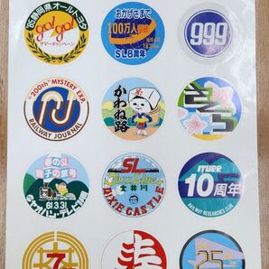 大井川鐵道 SL10周年記念イベントトレインマークシールNo.2