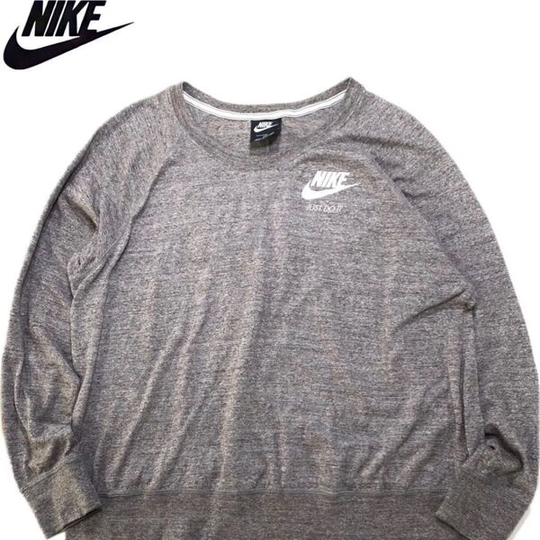 NIKE クルーネック ラグラン 薄手 スウェット XL
