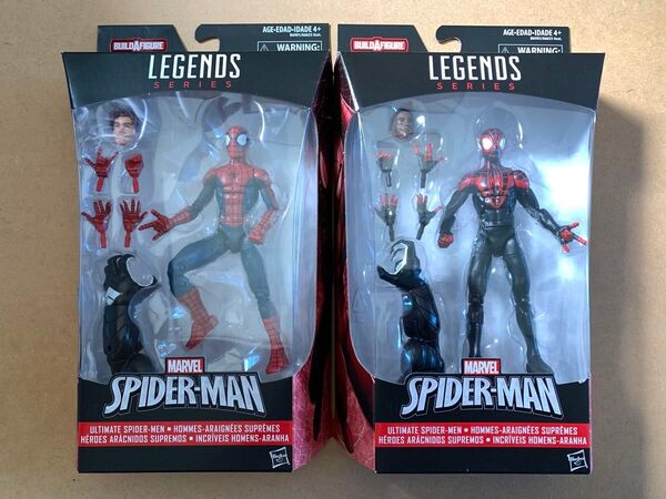 未開封マーベルレジェンド スパイダーマン ピーターパーカー&マイルス スペースヴェノムシリーズ
