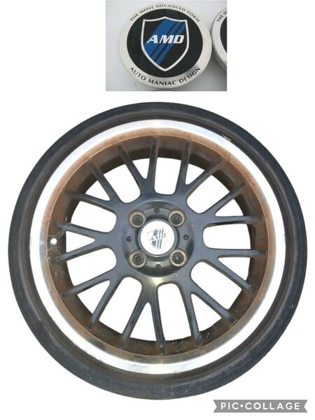 16インチアルミホイール(BADX AMD M-103)と16インチサマータイヤ(GOODYEAR EAGLE LS EXE)1本