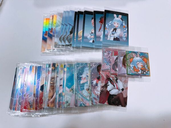 ホロライブ ウエハースカード ステッカー まとめて売ります。