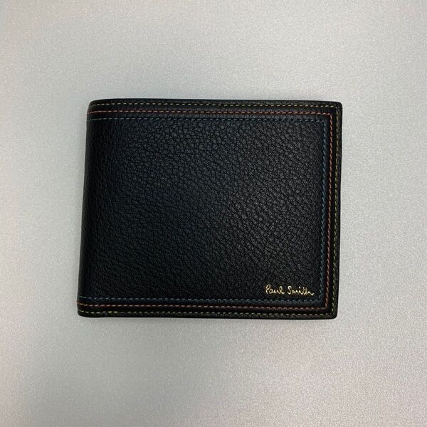 値下げしました★ ポールスミス PaulSmith 二つ折り財布 黒 未使用
