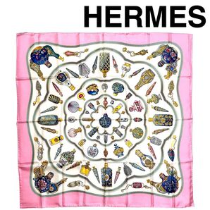 エルメス HERMES スカーフ カレ90 香水瓶