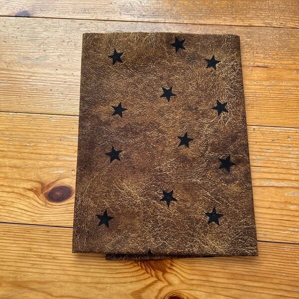 星柄オックス生地 厚地 50cmハンドメイド