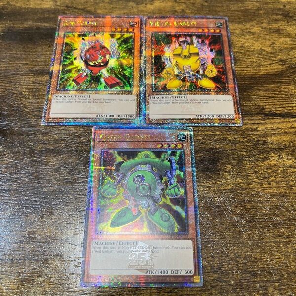 遊戯王【英語版】レッド&イエロー&グリーン ガジェット 25th クオシク!