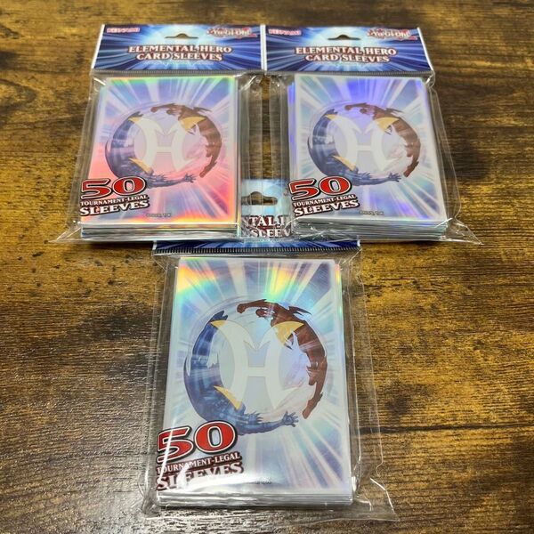 遊戯王【海外限定】ミラクルフュージョン 50枚入り スリーブ 未開封 3個セット