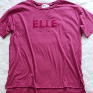 ELLE Active エル アクティブ 半袖Tシャツ 赤 レッド LLサイズ 中古