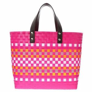  new goods * regular price 7590*ELENDEEK tote bag basket bag handbag basket .e Len ti-k pink basket bag 