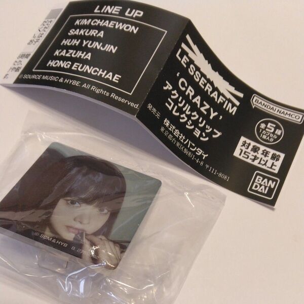 LE SSERAFIM ルセラフィム CRAZY アクリルクリップコレクション ウンチェ 同梱200円引き