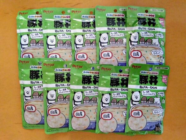 Petio 全犬種用ウェットフード豚丼80g10袋 ハッスルごはん研究所