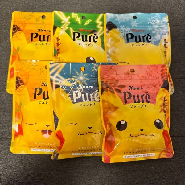 ピュレグミ ミックチュウフルーツ味 6袋